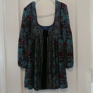 Free people velour dress